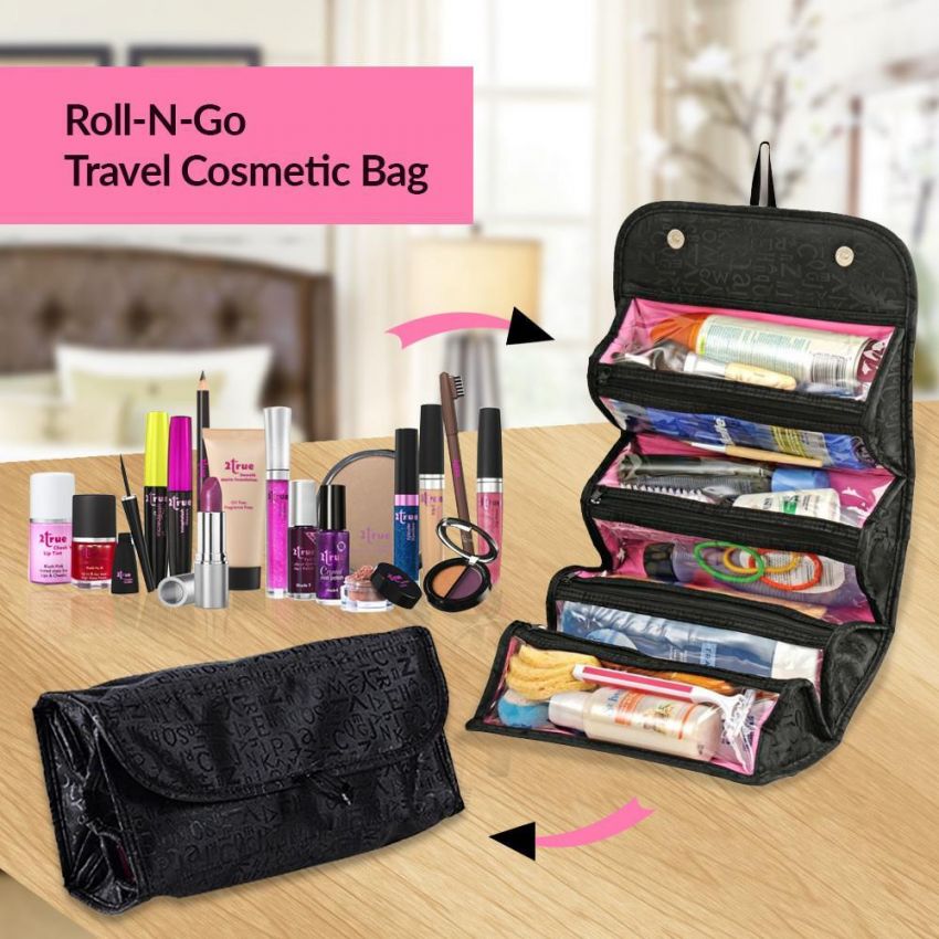 1 Roll N Go Makeup Cosmetic Bag in Pakistan